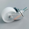 Light Duty Swivel White PP-Gewinde-Stammrollen